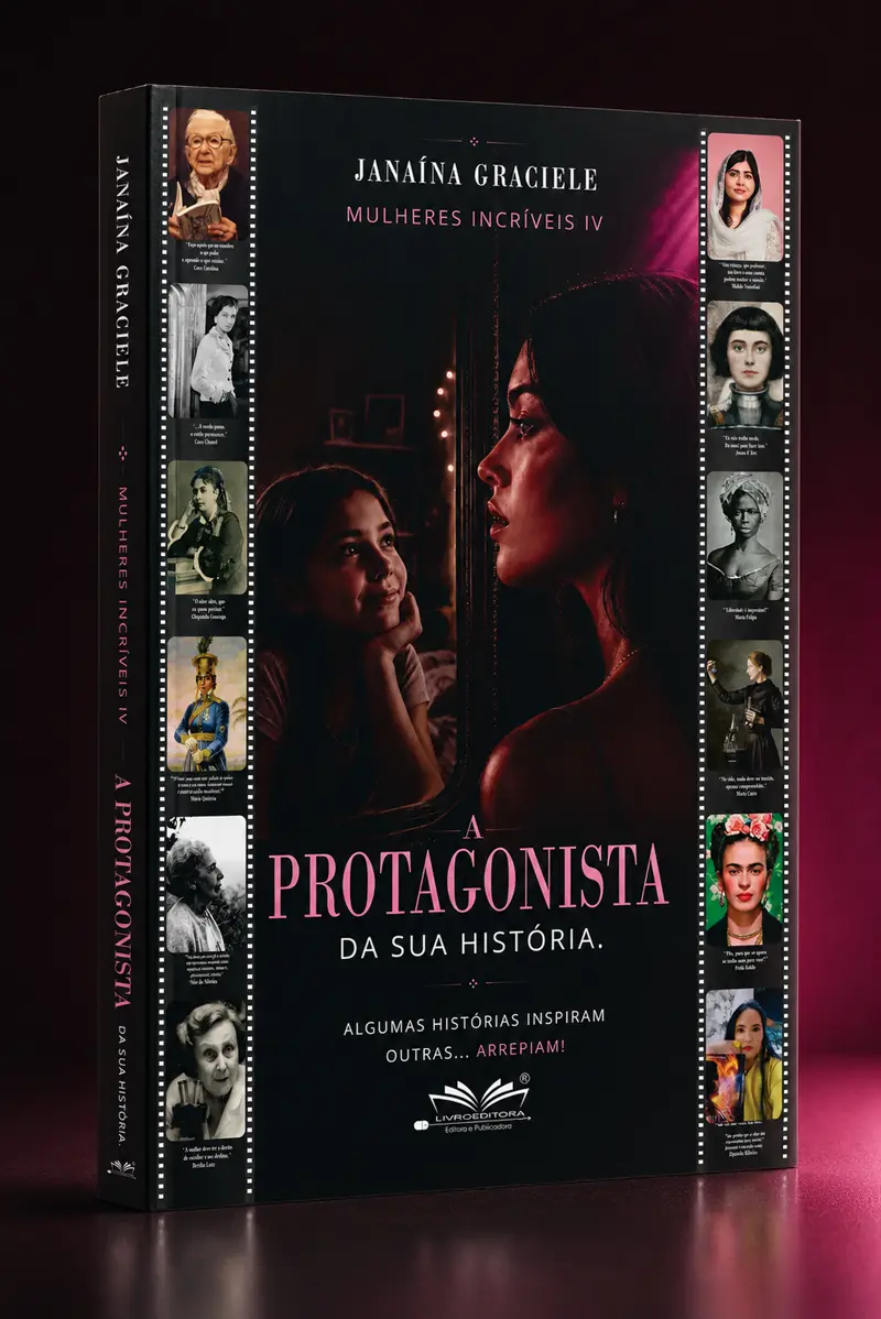 Capa do livro A Protagonista da Sua História, publicado pela Livro Editora